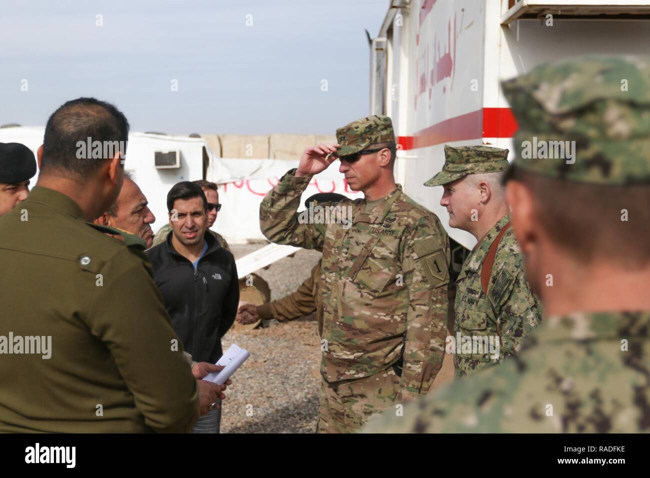 Combined joint forces land component command iraq hires stock