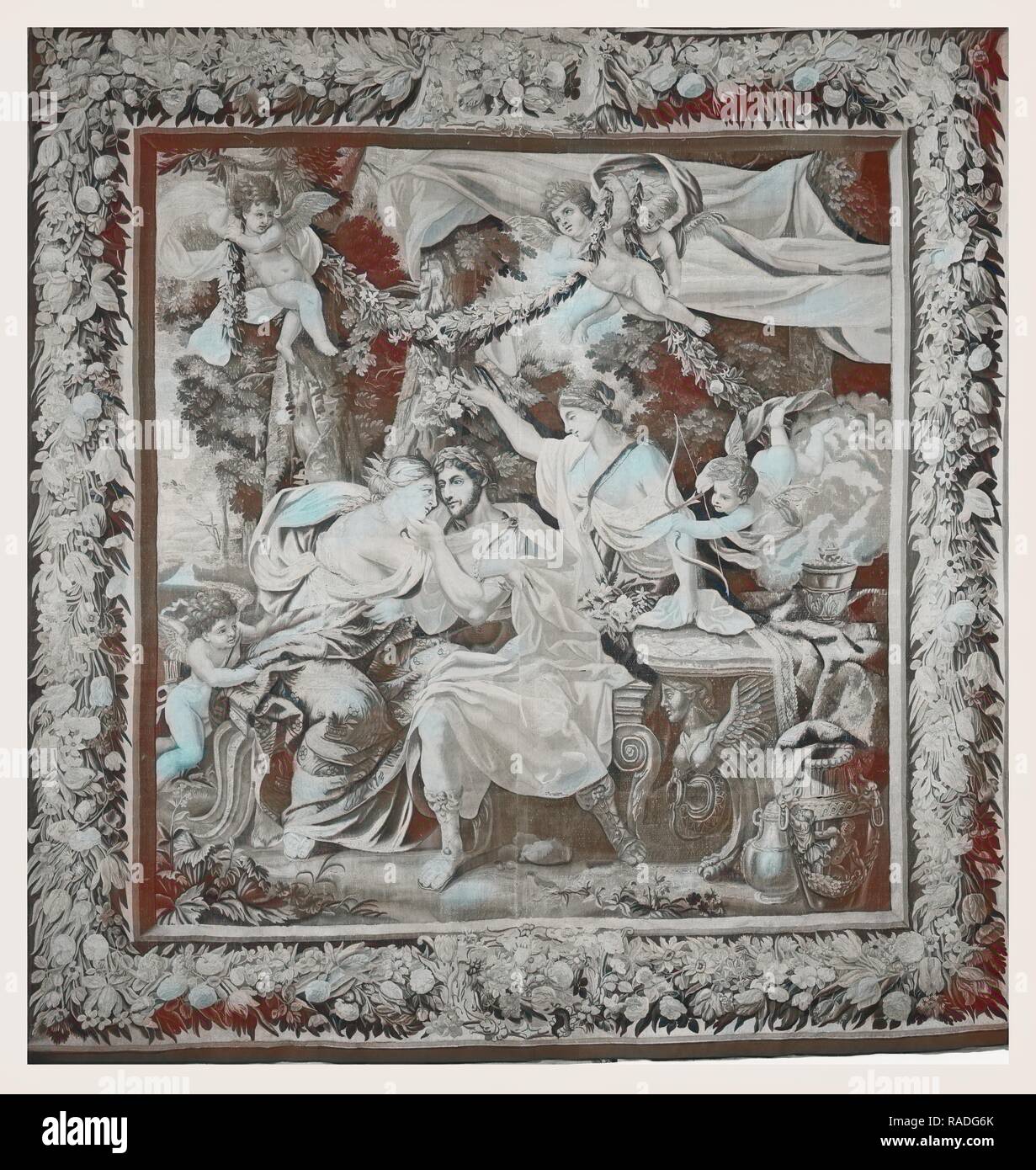 Dido and Aeneas (?. Reimagined by Gibon. Classic art with a modern twist reimagined Stock Photo