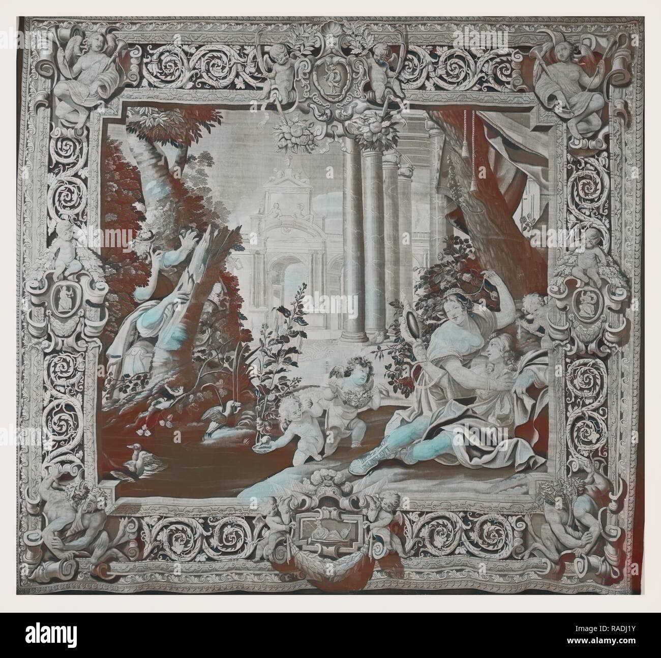 Carlo and Ubaldo find Rinaldo in Armida's garde. Reimagined by Gibon ...