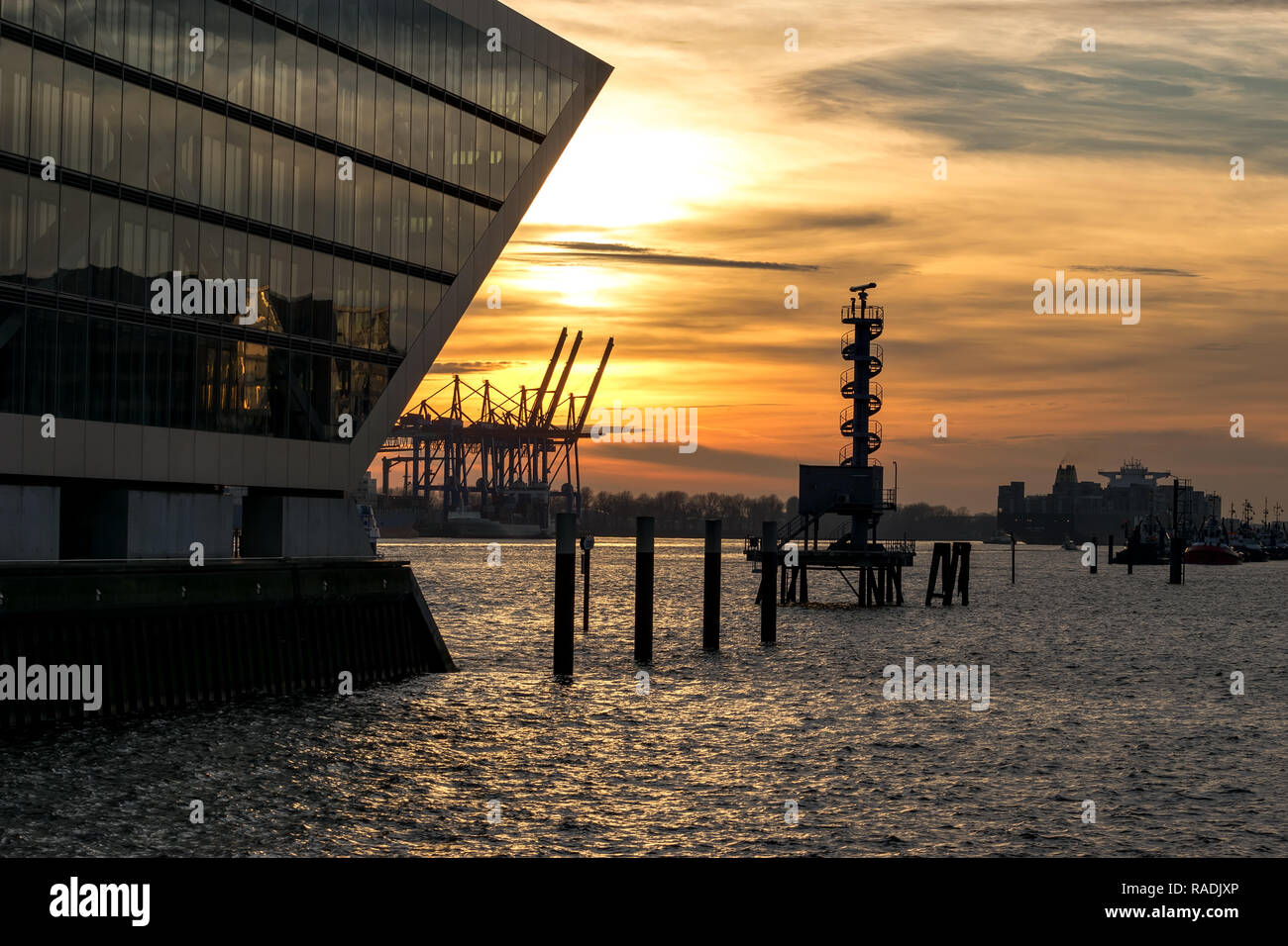 Harbor mood at dusk hi-res stock photography and images - Alamy