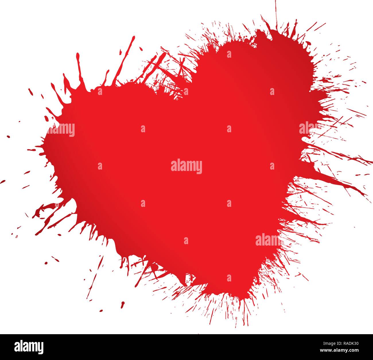Red heart icon. Vector illustration on white background Stock Vector ...