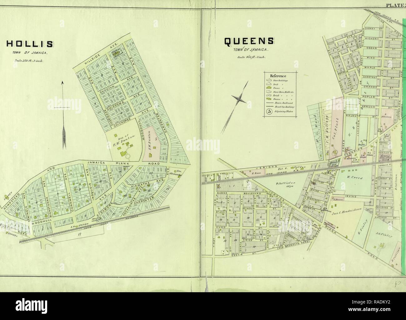 Plate 20 Hollis, Town of Jamaica. Queens, Town of Jamaica