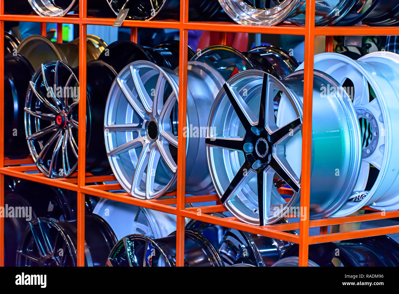 Magnesium alloy wheel or mag wheel or max wheels of car Stock Photo Alamy