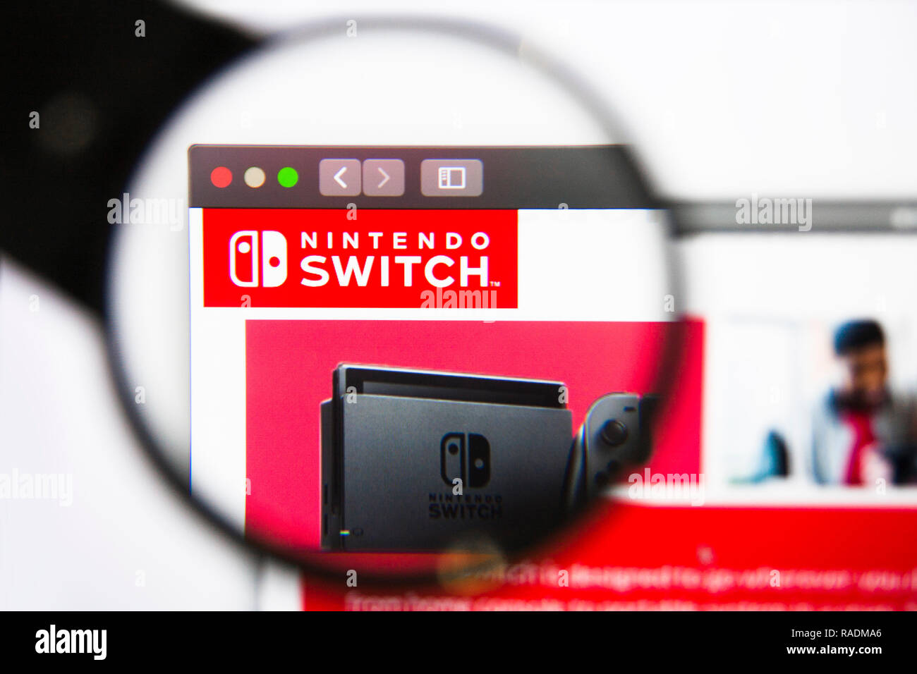 Los Angeles, California, USA 27 December 2018 Nintendo Switch