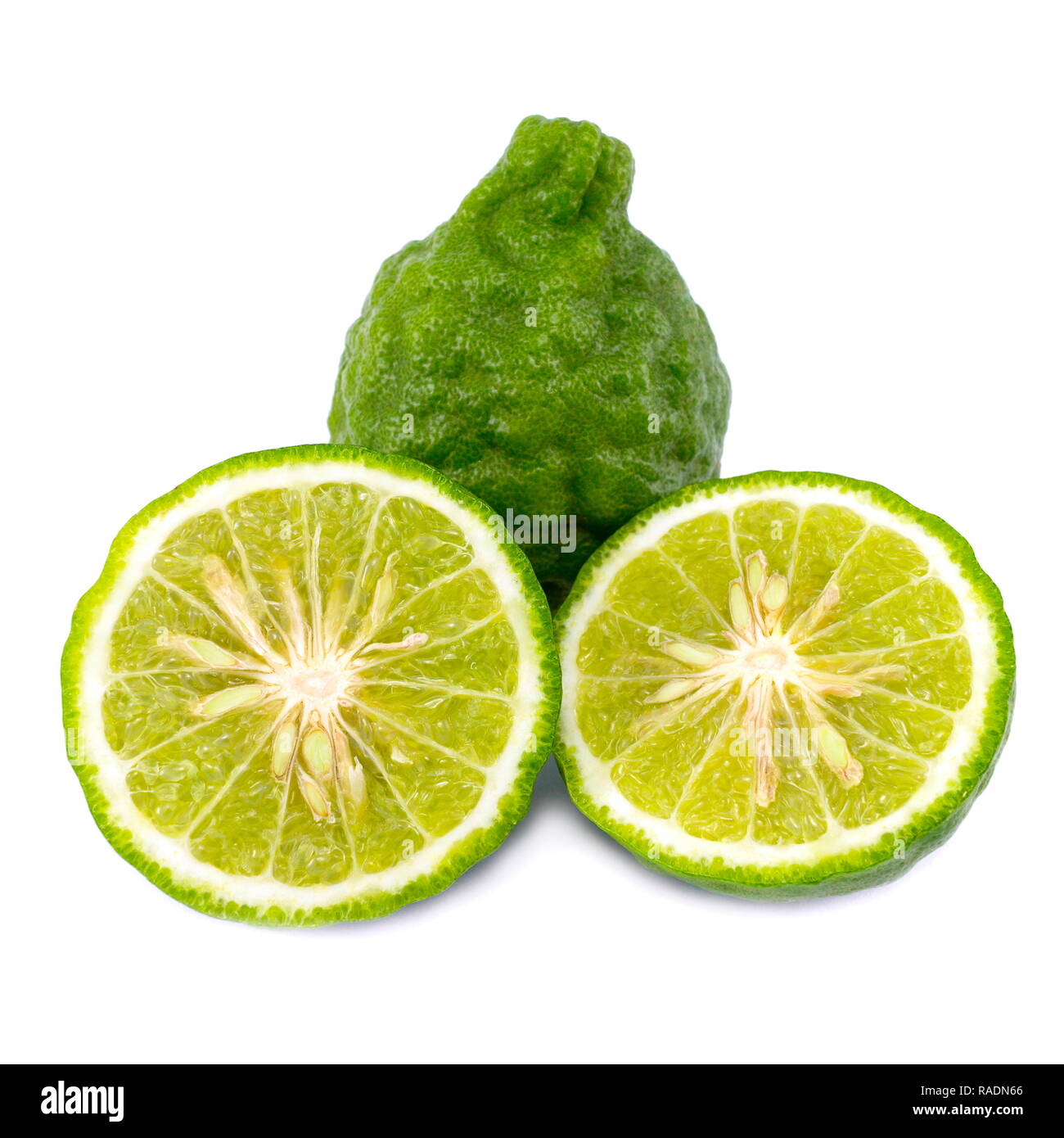 Fresh Bergamot Fruit Isolated On A White Background Stock Photo Alamy