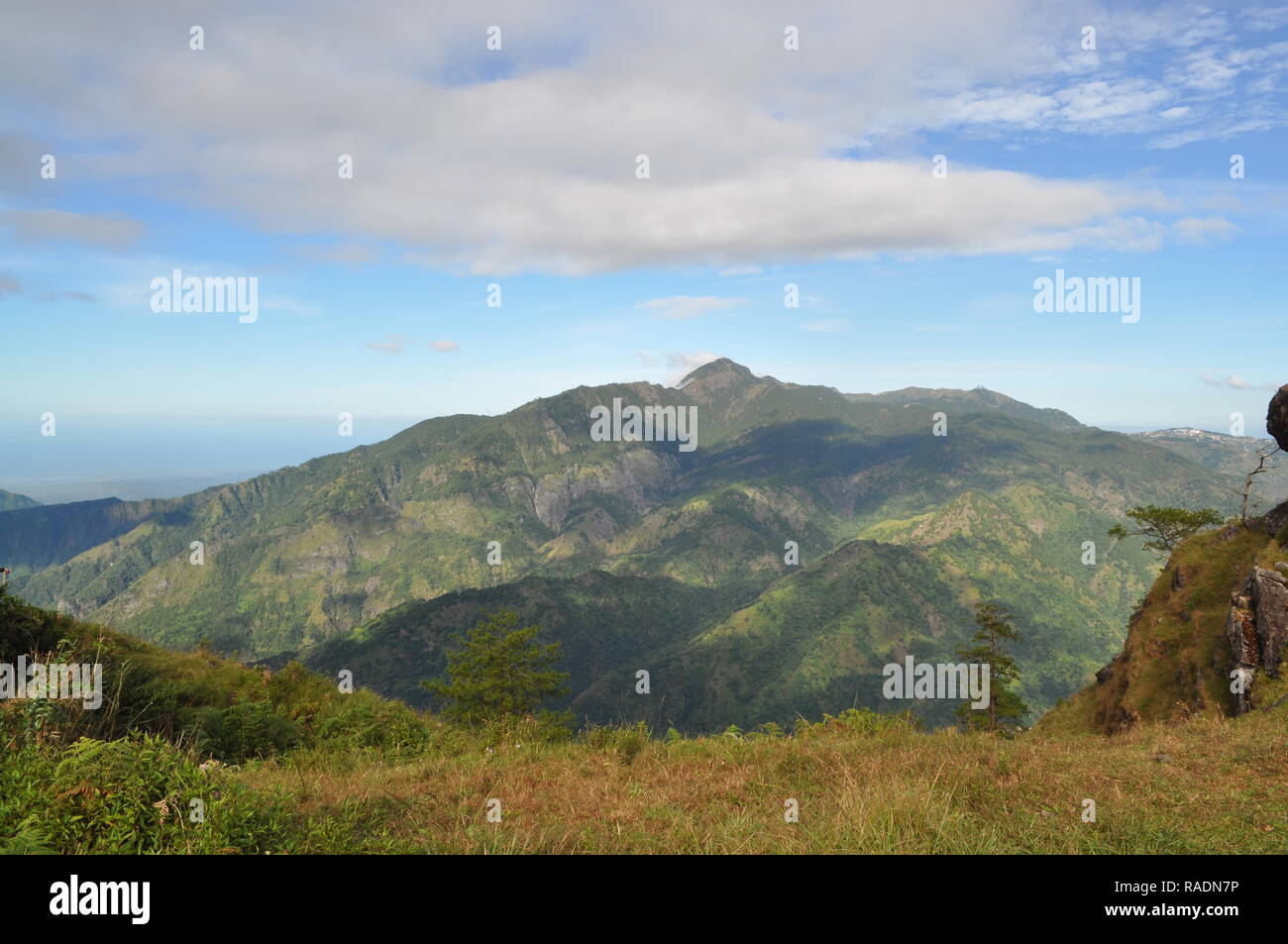 Communication and broadcasting equipment mounted on the summit of Mount Sto. Tomas in Tuba