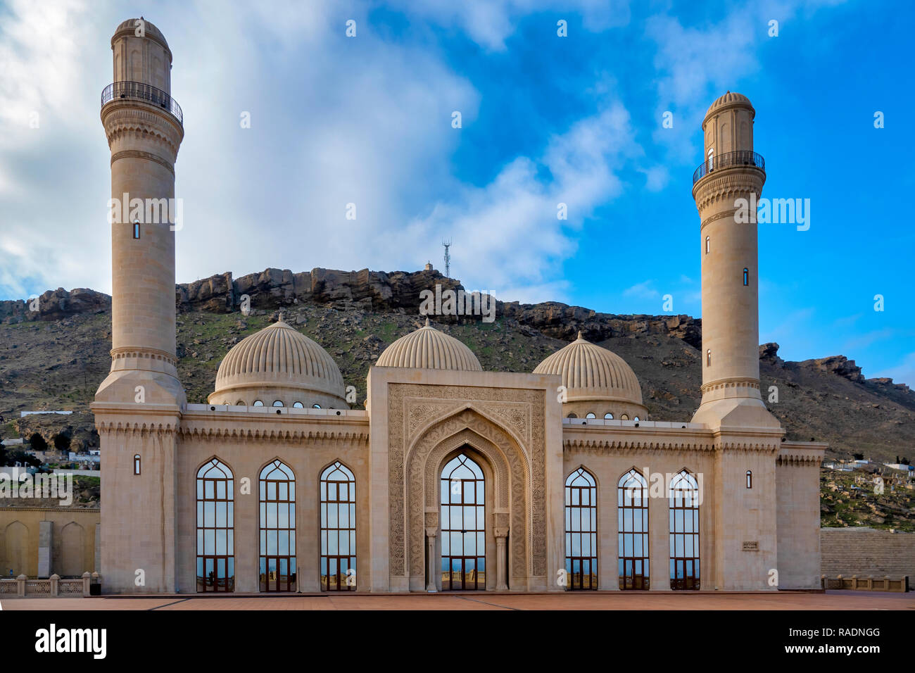 Bibi-Heybat Mosque, Baku, Azerbaijan Stock Photo
