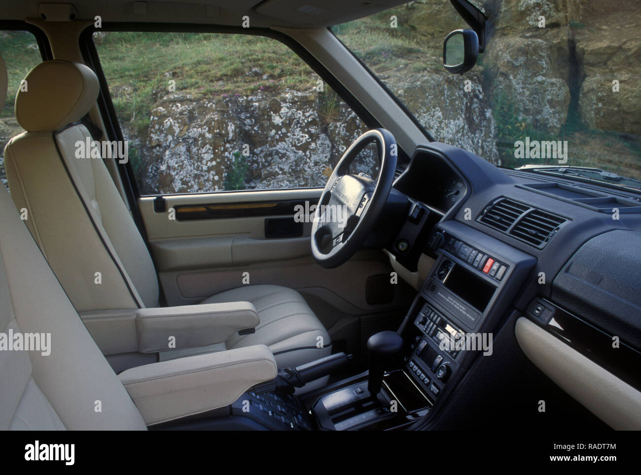 Interior Of 1995 Range Rover 4 6 Hse Stock Photo 230185752