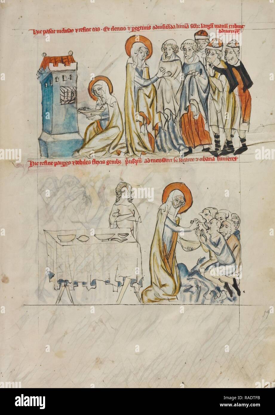Saint Hedwig Feeding the Imprisoned and Caring for Pilgrims, Saint