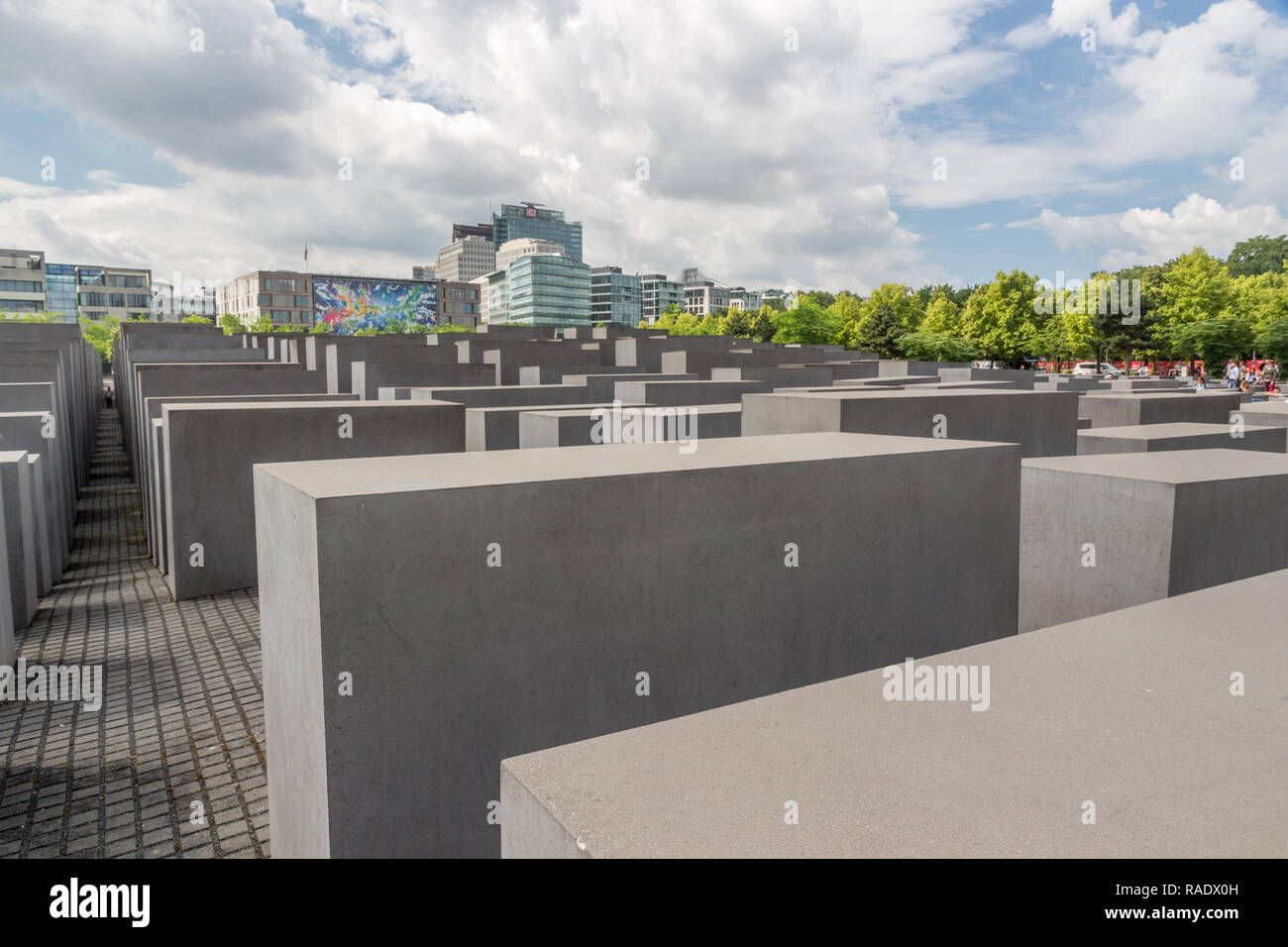 Berlin- Germany – June 2016 : The Jewish Holocaust Memorial (The ...
