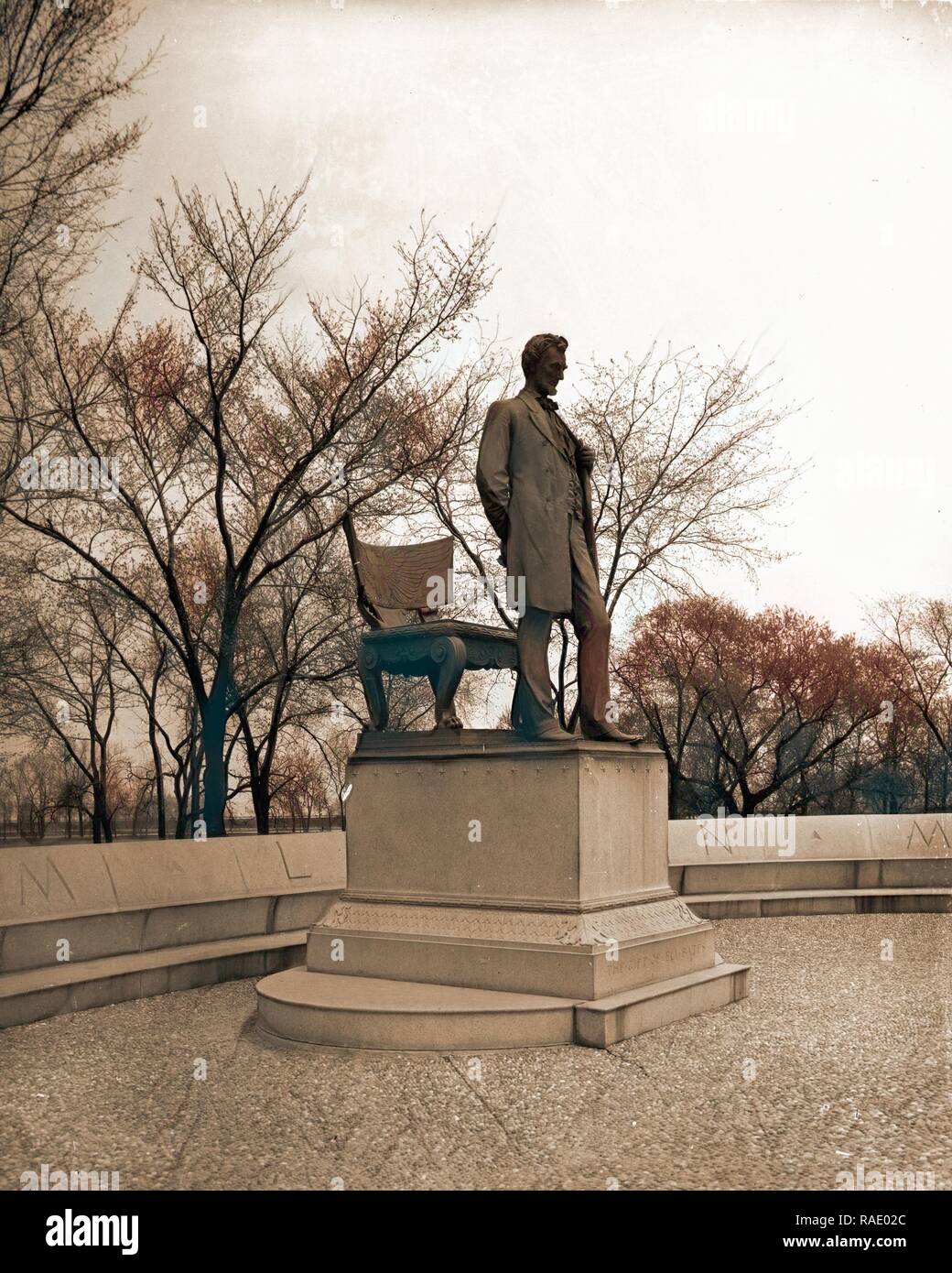 Lincoln statue, Lincoln Park, Chicago, Ill, Lincoln, Abraham, 18091865