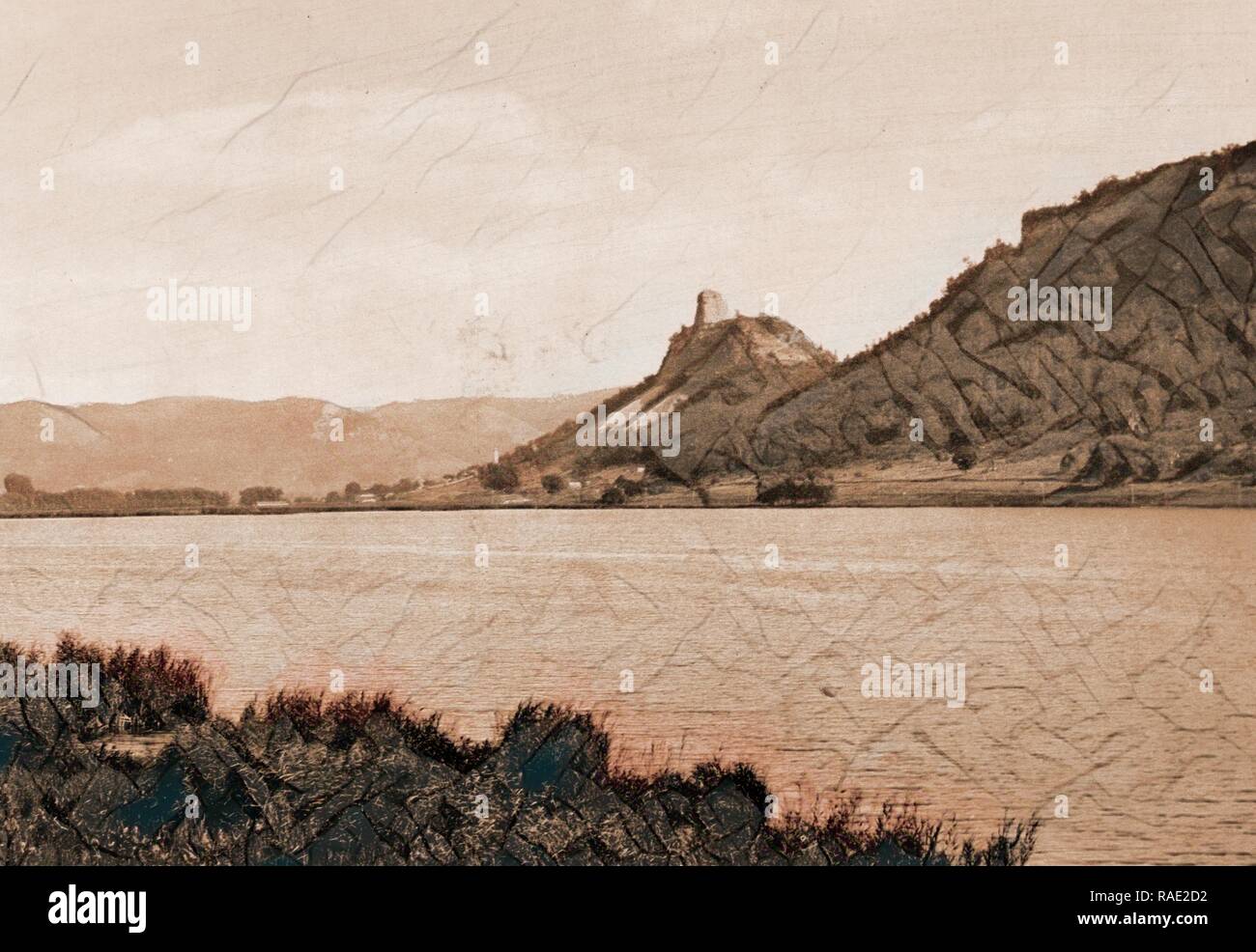 Minnesota, Sugar Loaf near Winona, Rock formations, United States