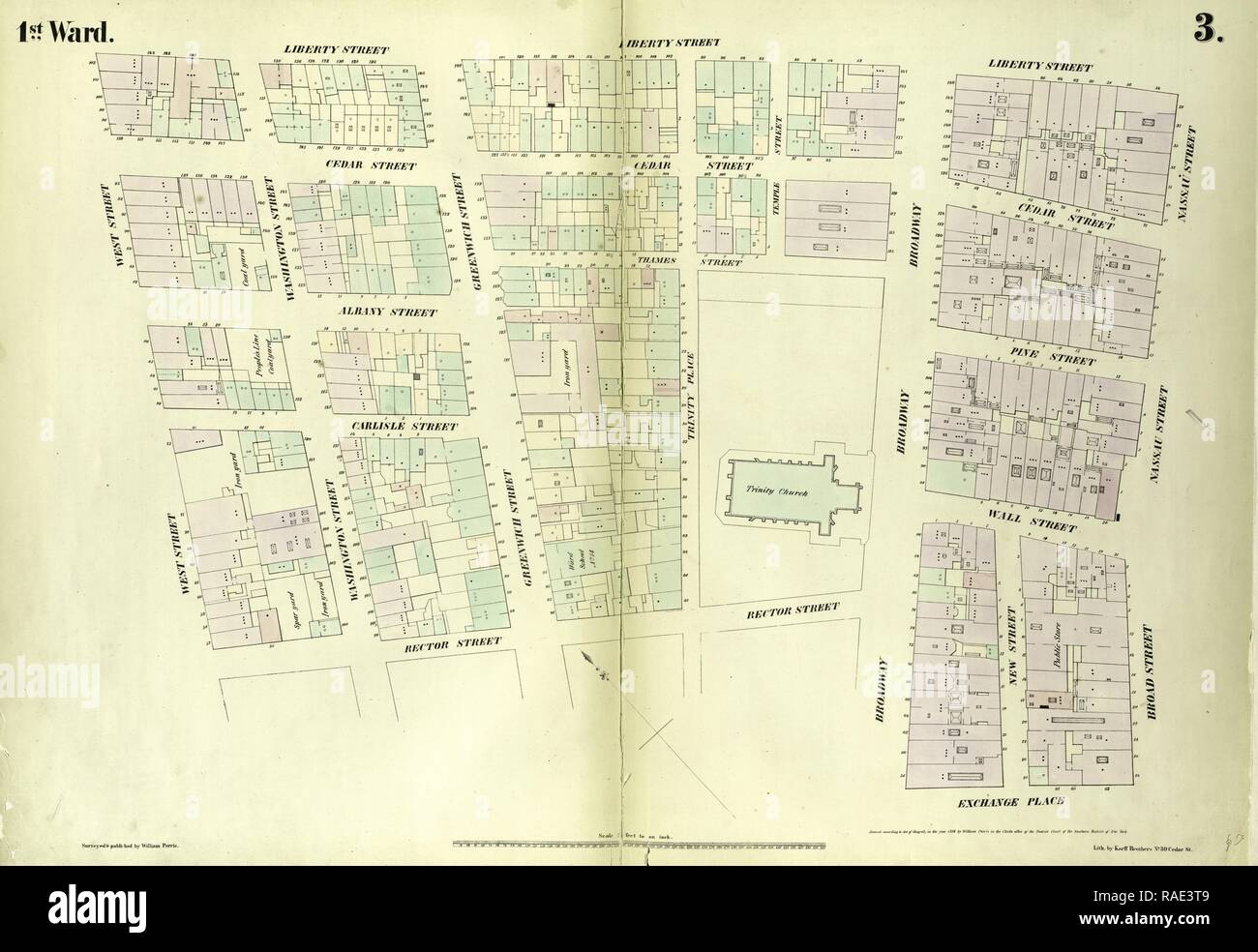 Plate 3: Map bounded by Liberty Street, Nassau Street, Broad Street ...