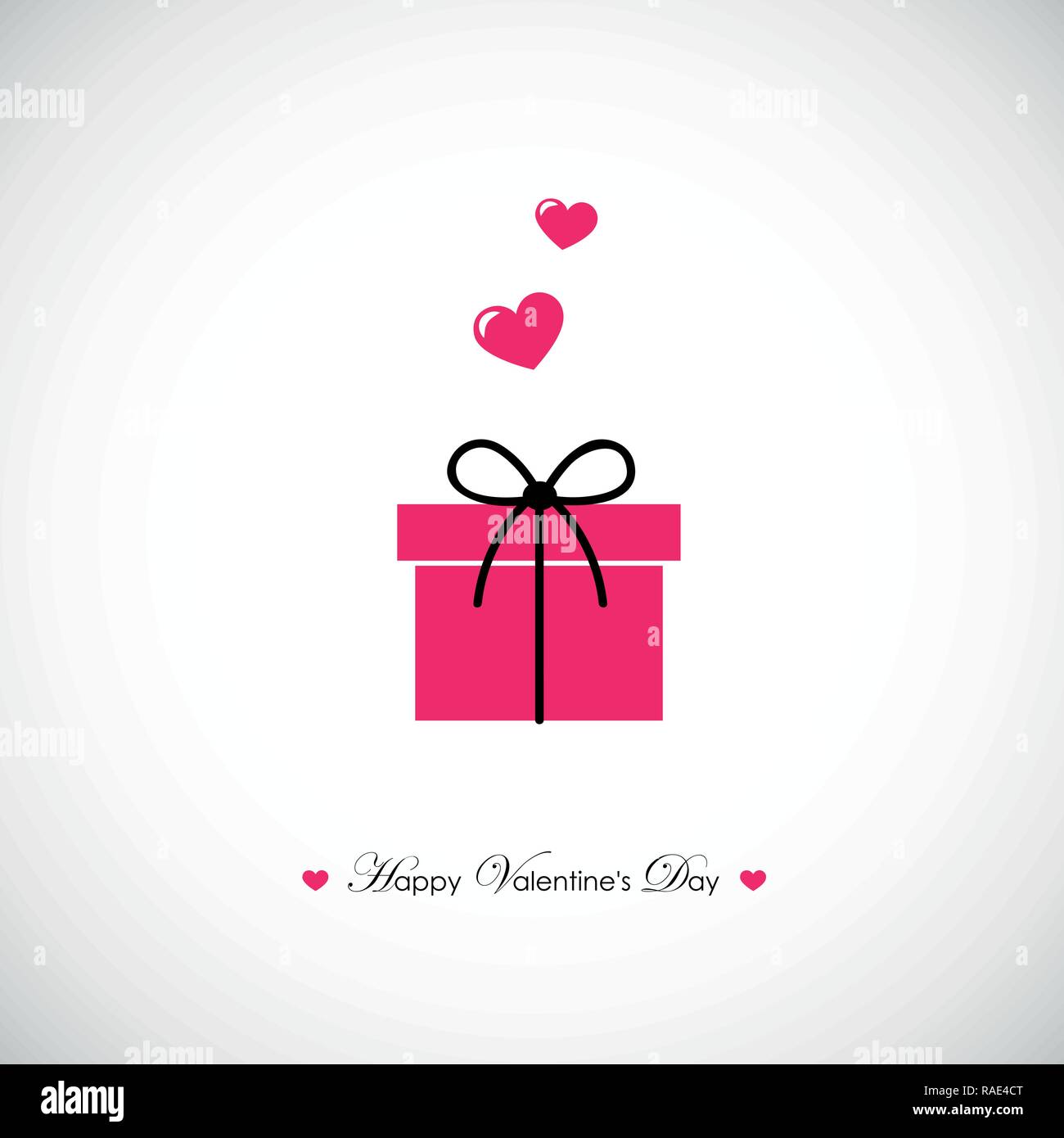 pink gift for celebrations valentines day vector illustration EPS10 Stock Vector
