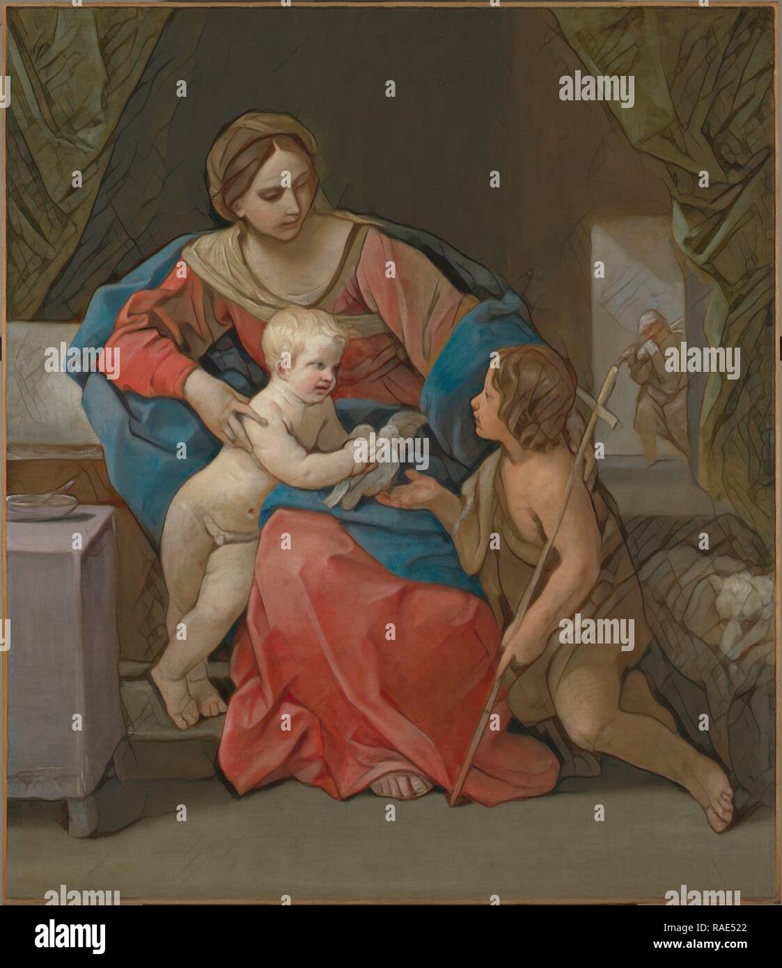 Virgin and Child with Saint John the Baptist, Guido Reni (Italian, 1575 ...
