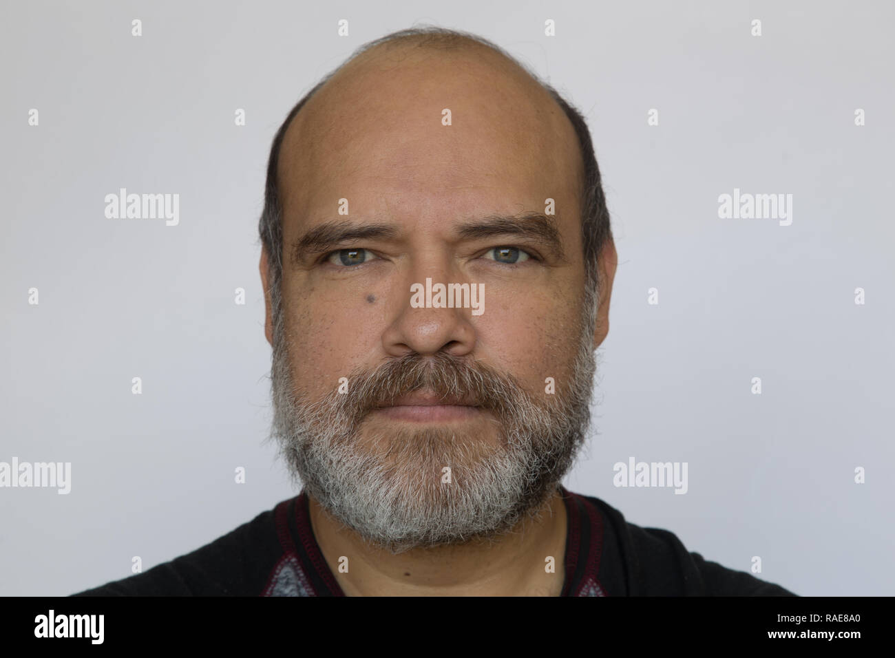 Front view bald man hi-res stock photography and images - Alamy