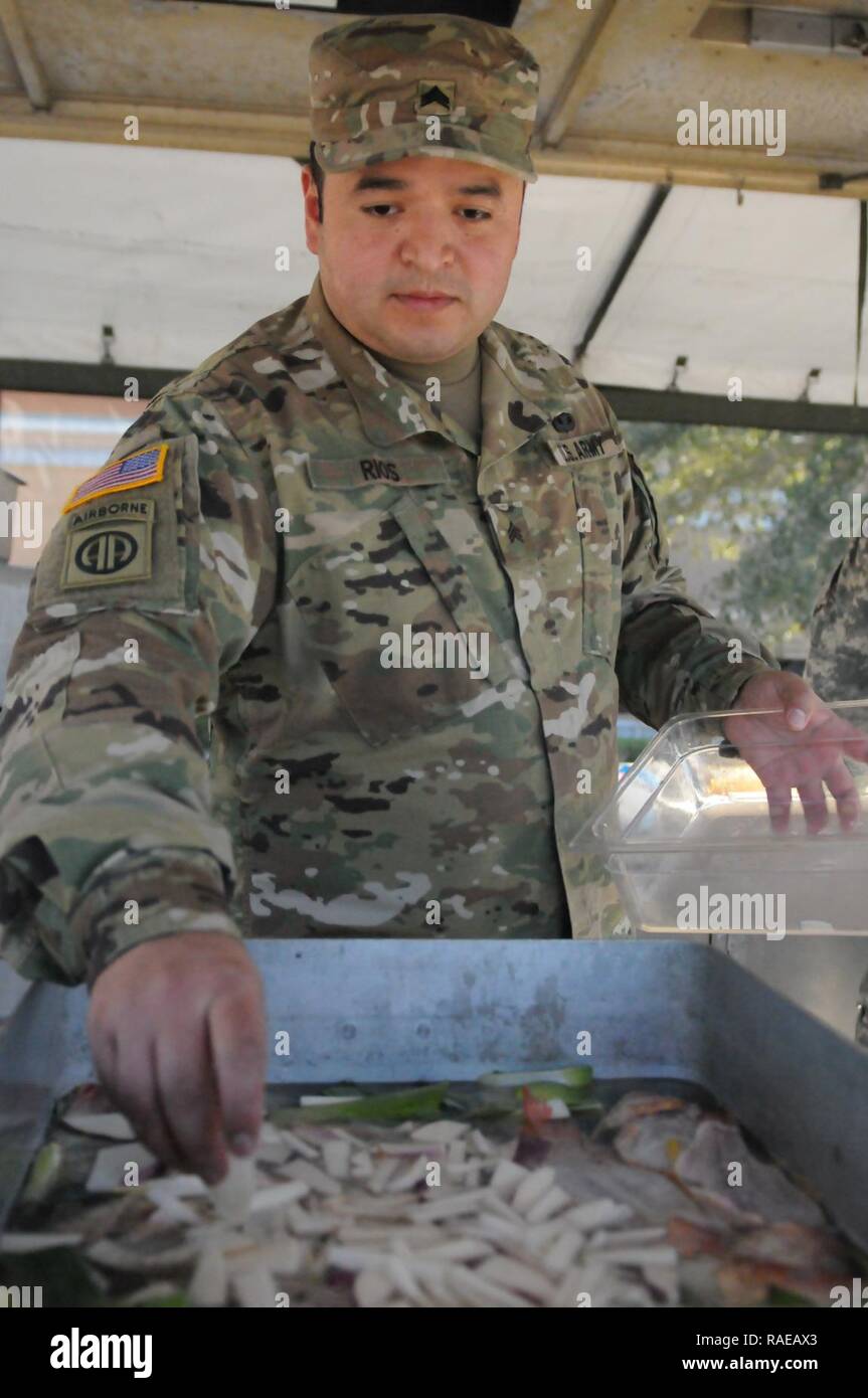 Army Reserve Sgt. Bernardo Rios, a Food Service NCO for the 311th ...
