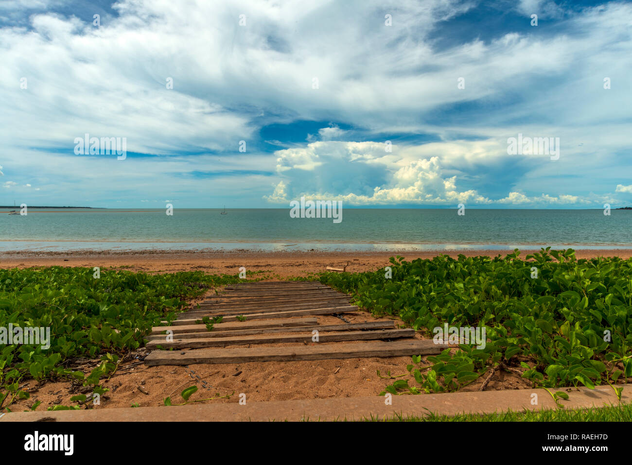 Fannie Bay Beach, Darwin Stock Photo Alamy