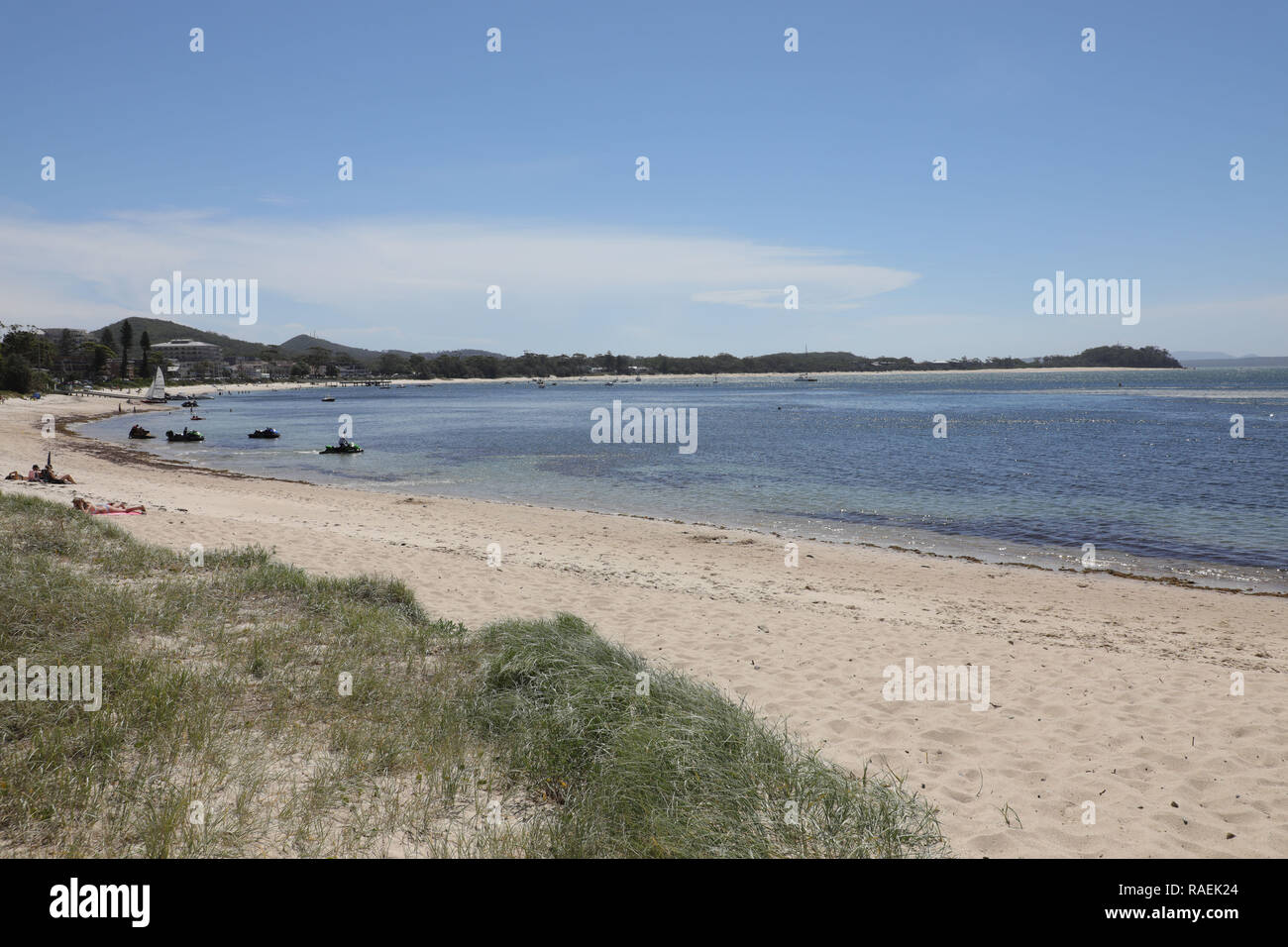 Shoal Bay Beach, Port Stephens, Australia. Stock Photo