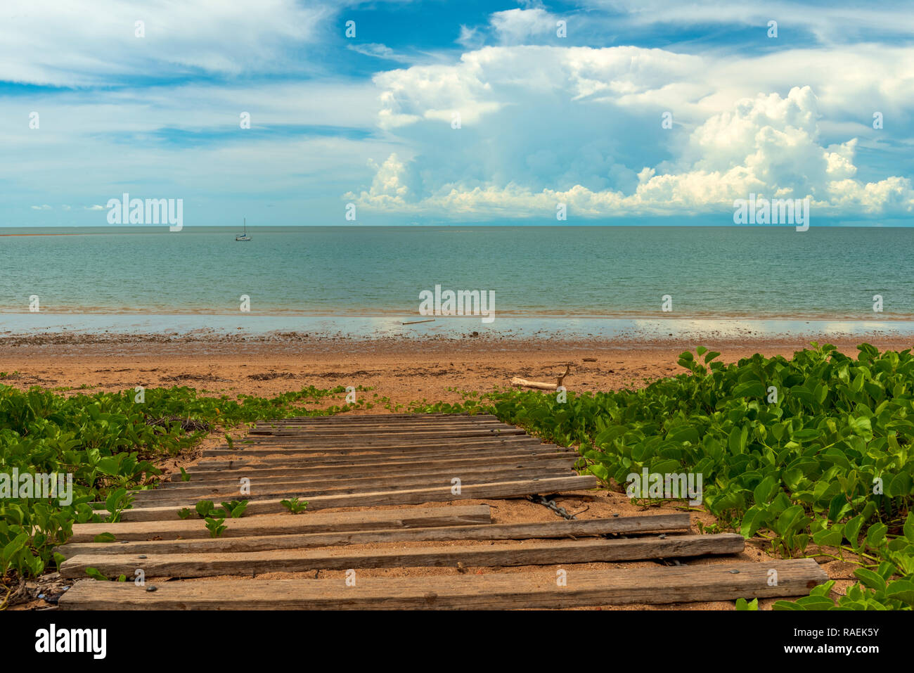 Fannie Bay Beach, Darwin Stock Photo Alamy