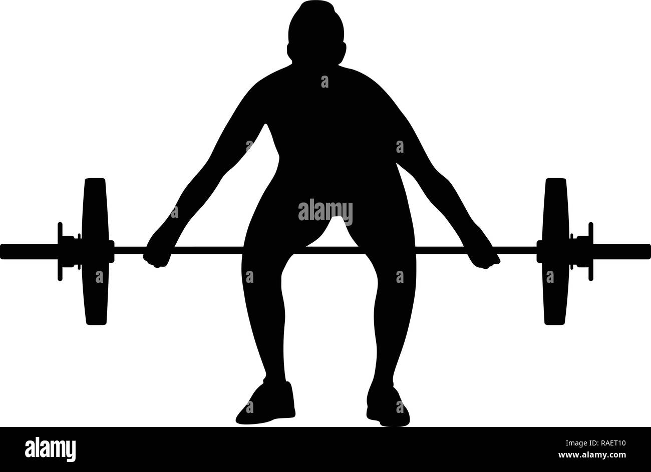 Bench press woman Black and White Stock Photos & Images - Alamy