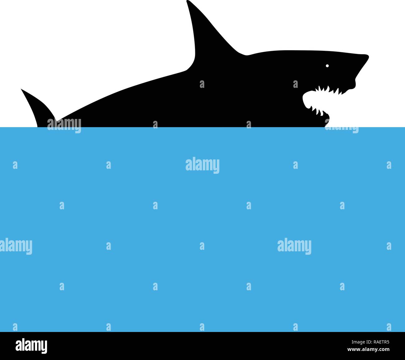 Carcharhinus melanopterus ocean Stock Vector Images - Alamy