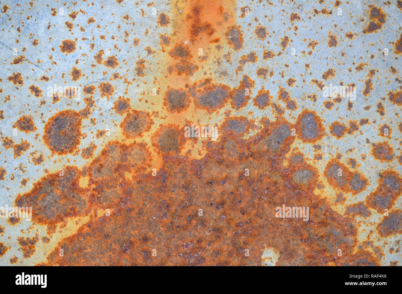 Rust spots on a metal surface Stock Photo Alamy