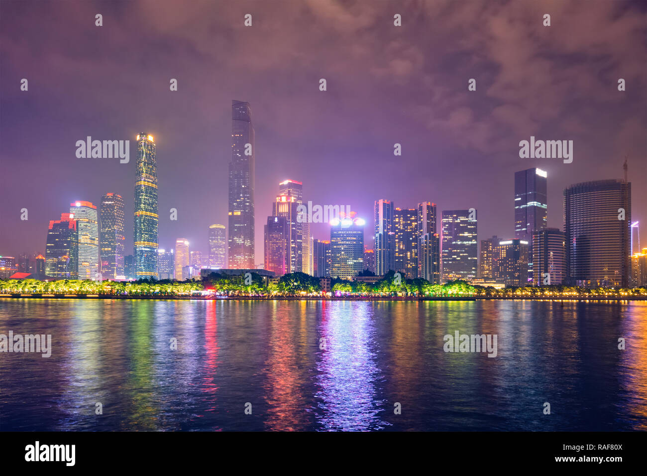 Guangzhou skyline. Guangzhou, China Stock Photo - Alamy