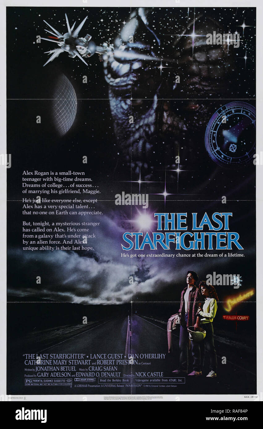 The Last Starfighter (MCA Universal, 1984), Poster  Lance Guest  File Reference # 33636 857THA Stock Photo