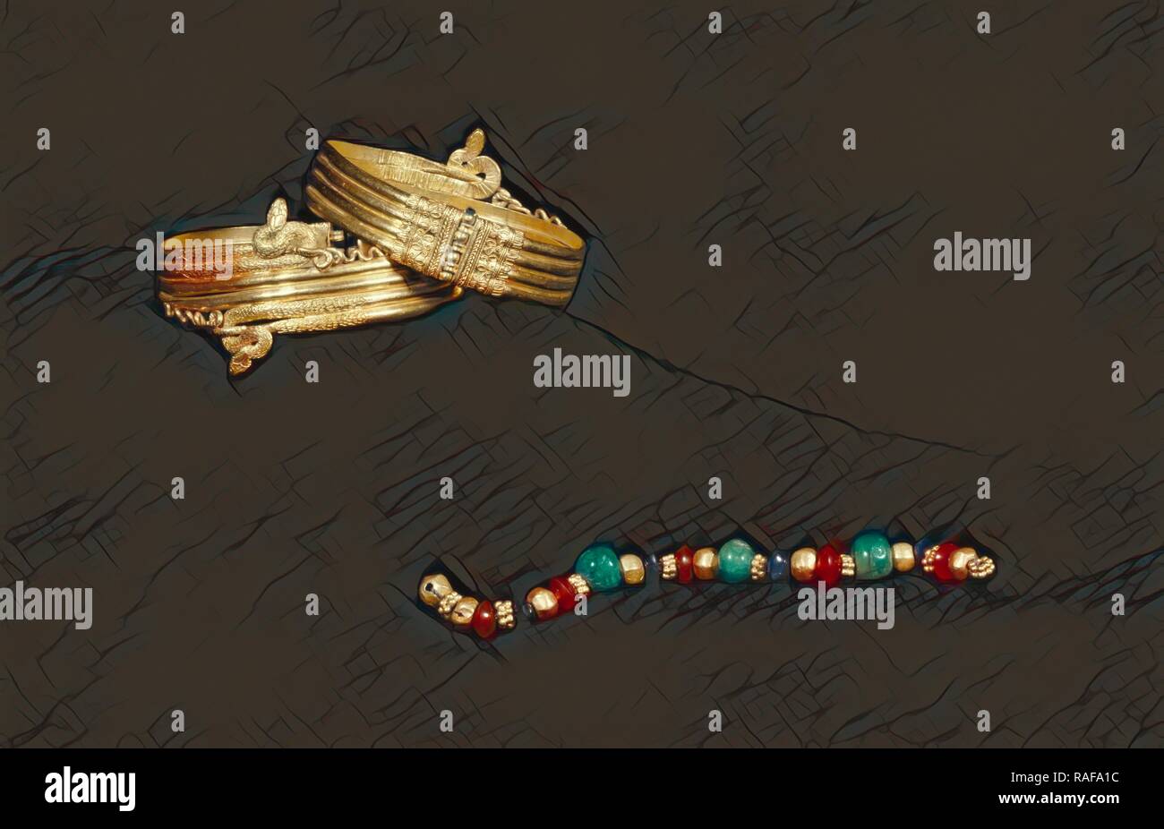 Gold snake bracelets egypt hires stock photography and images Alamy
