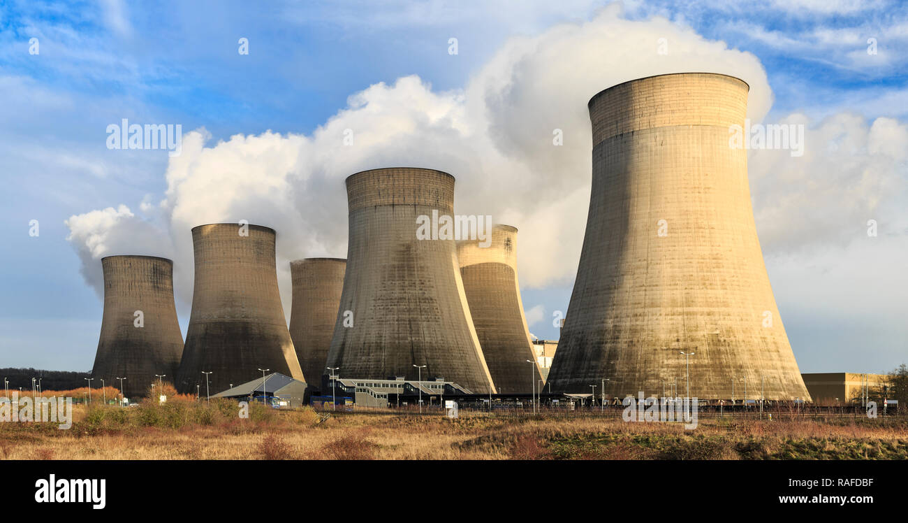 Ratcliffe-on-Soar Power Station, Nottinghamshire Stock Photo