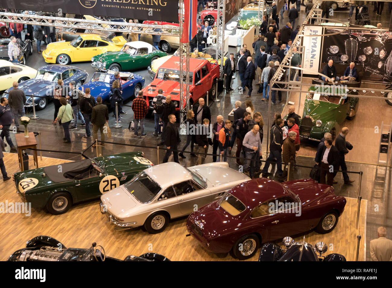 Viewing classic cars hires stock photography and images Alamy
