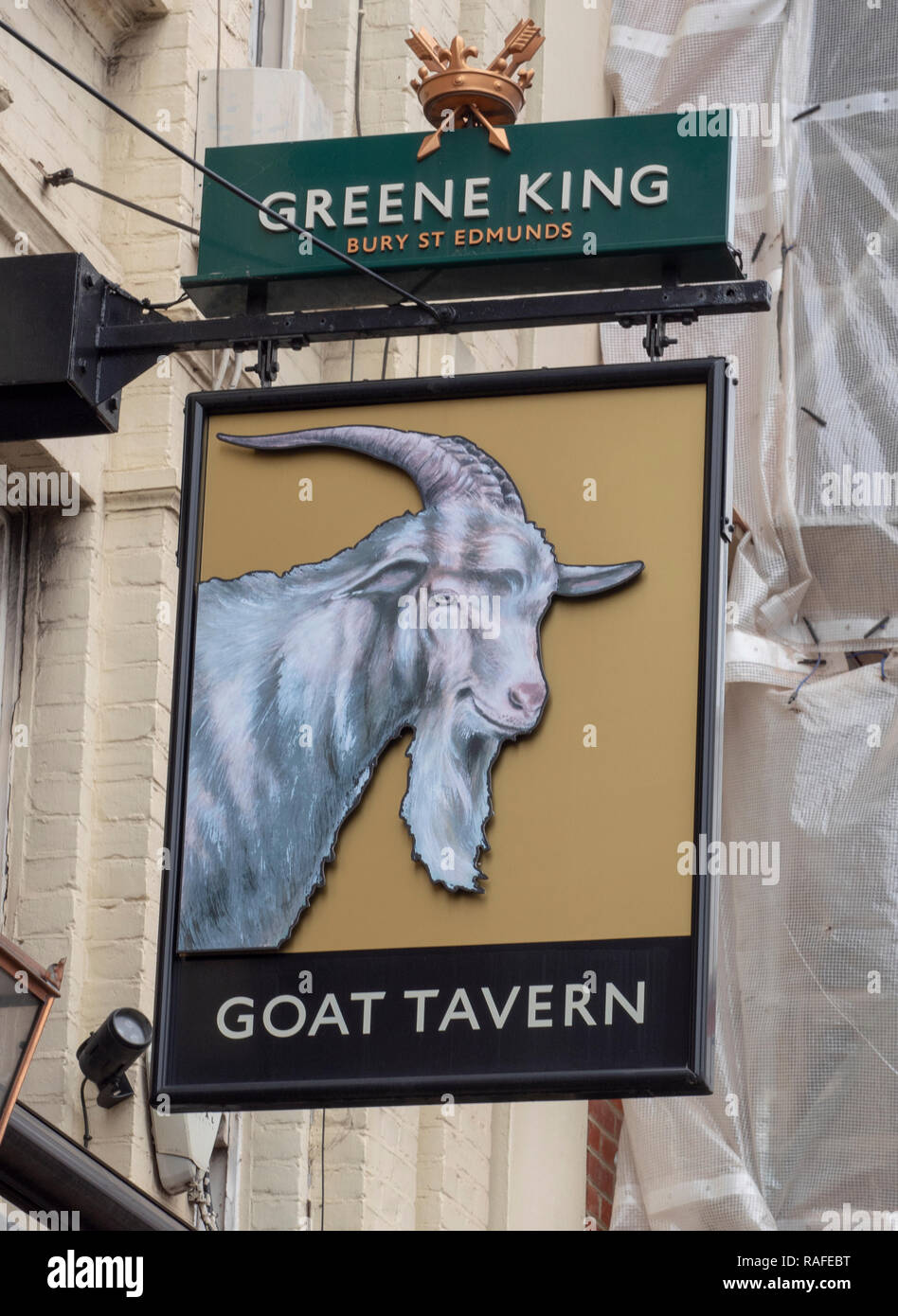 The Goat Tavern - (public house) - Kensington High Street, Kensington, London, England, UK Stock Photo