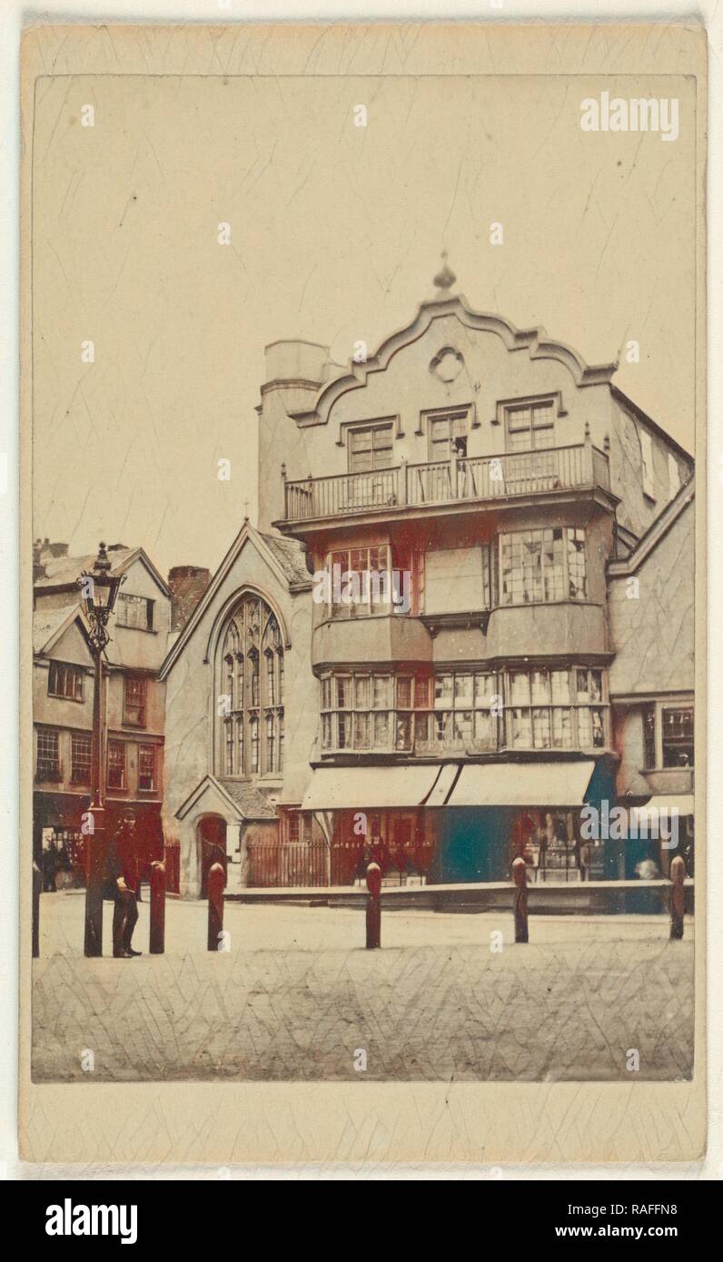 Example of domestic architecture at Exeter, England, Arthur Dawe