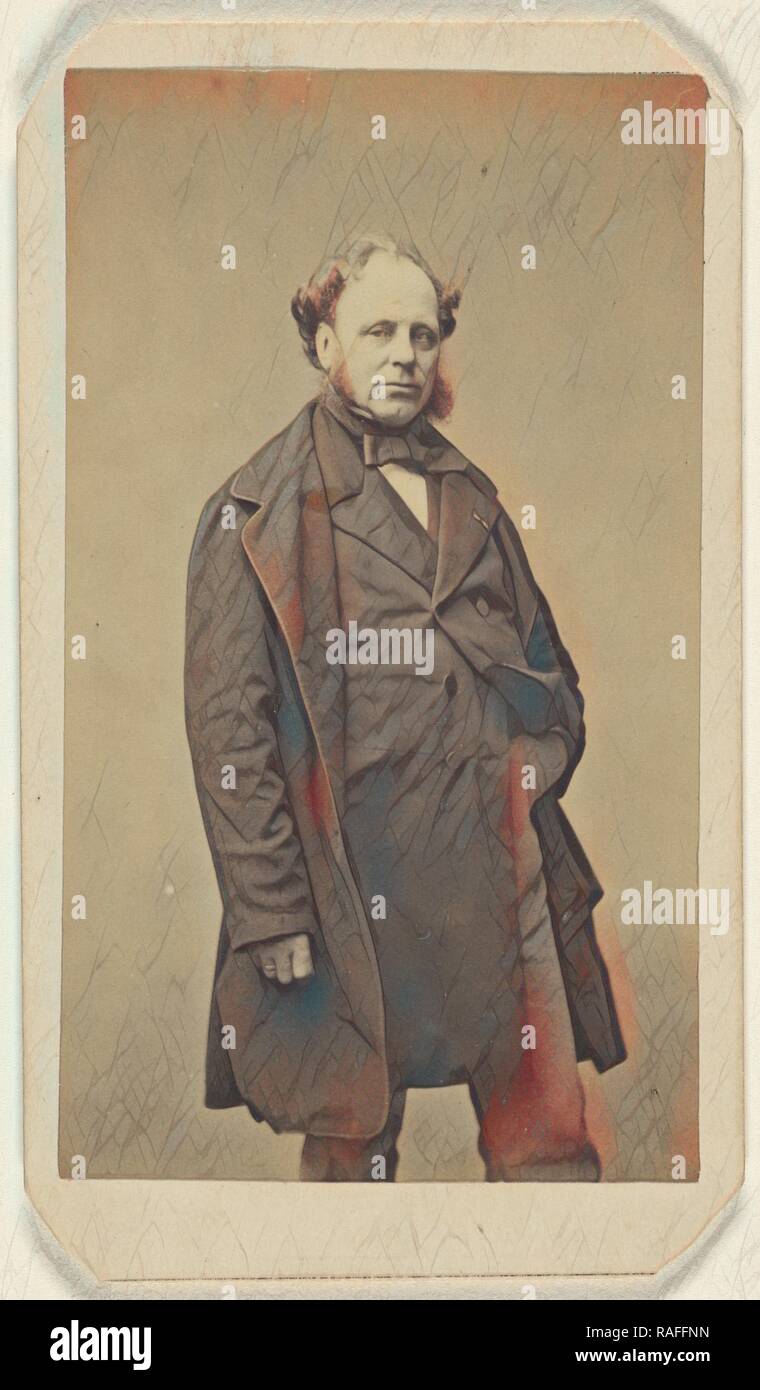 Jean-Pierre Dantan, jeune. Hatnaire francais 1800 - 1869, Petit & Trinquart (French, founded 1858 - about 1862), 1865 reimagined Stock Photo
