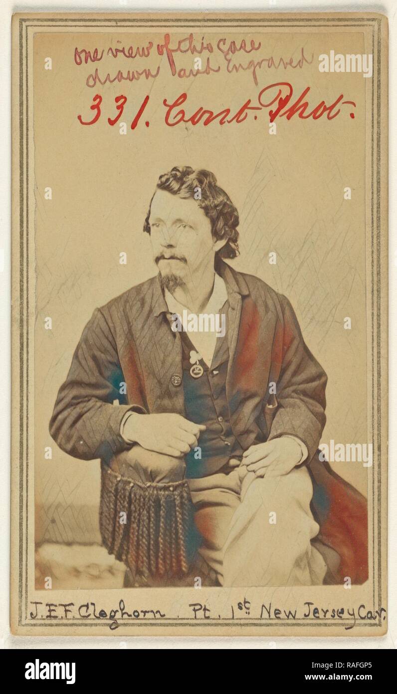 John E.F. Cleghorn, Pt 1st. New Jersey Cav. Civil War victim, Decamp