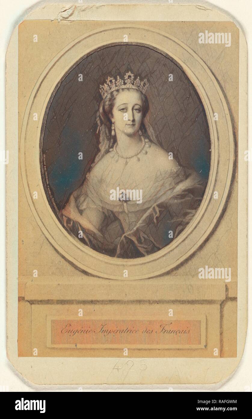 2 - European Miniature Portraits: Unknown - Empress Eugenie of France