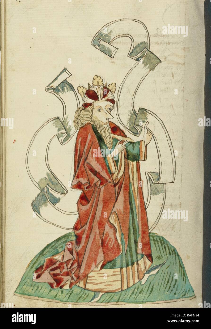 king-avenir-with-a-large-empty-speech-scroll-follower-of-hans