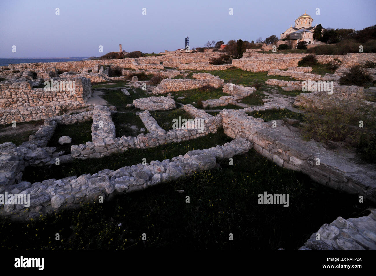 Neo-Byzantine Russian Orthodox Vladimirskiy Cathedral (St. Vladimir ...