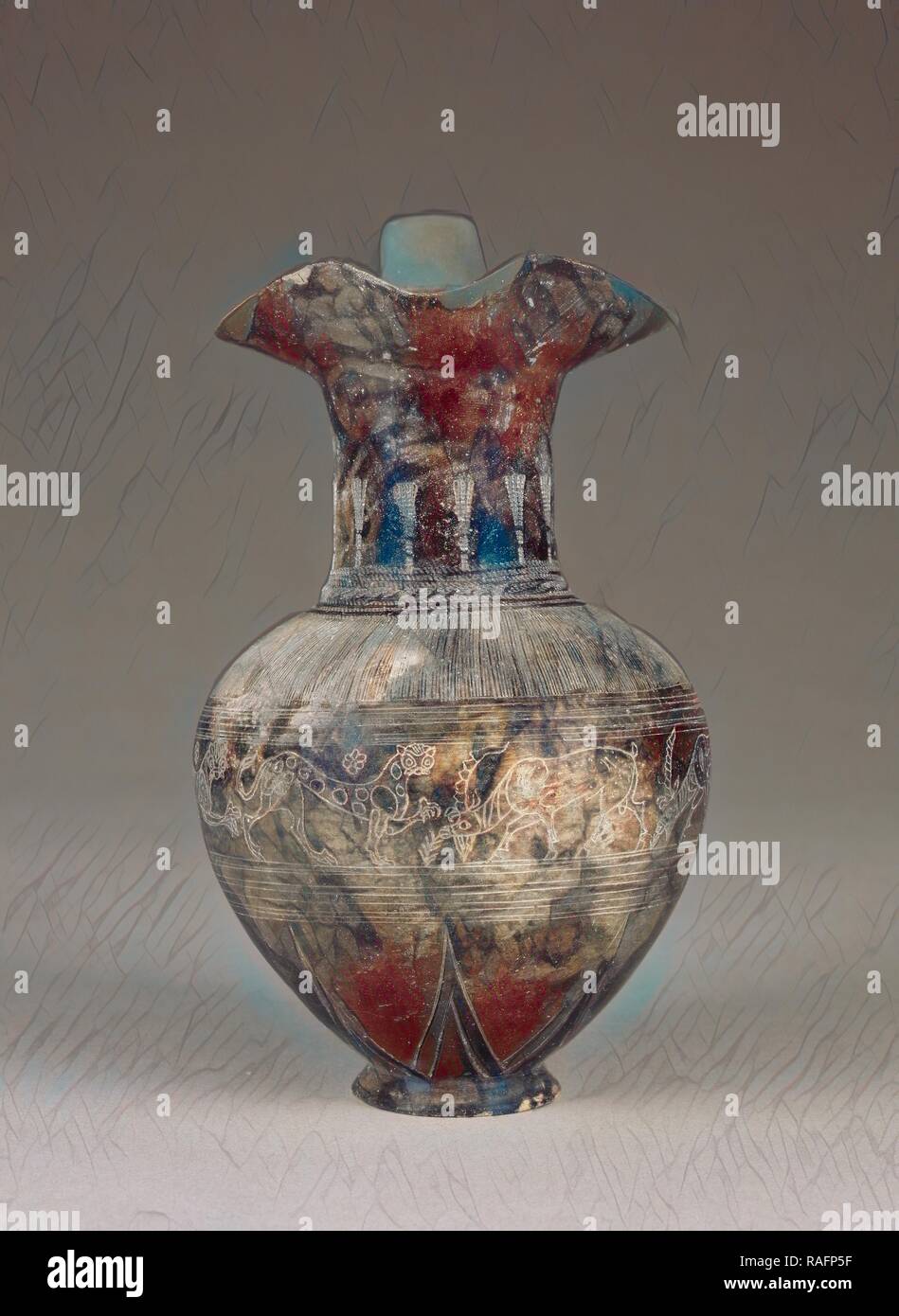 Pitcher with Incised Decoration, Etruria, about 625 600 B.C