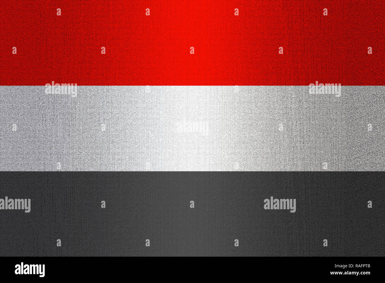 Flag of Yemen on a stone wall background Stock Photo - Alamy