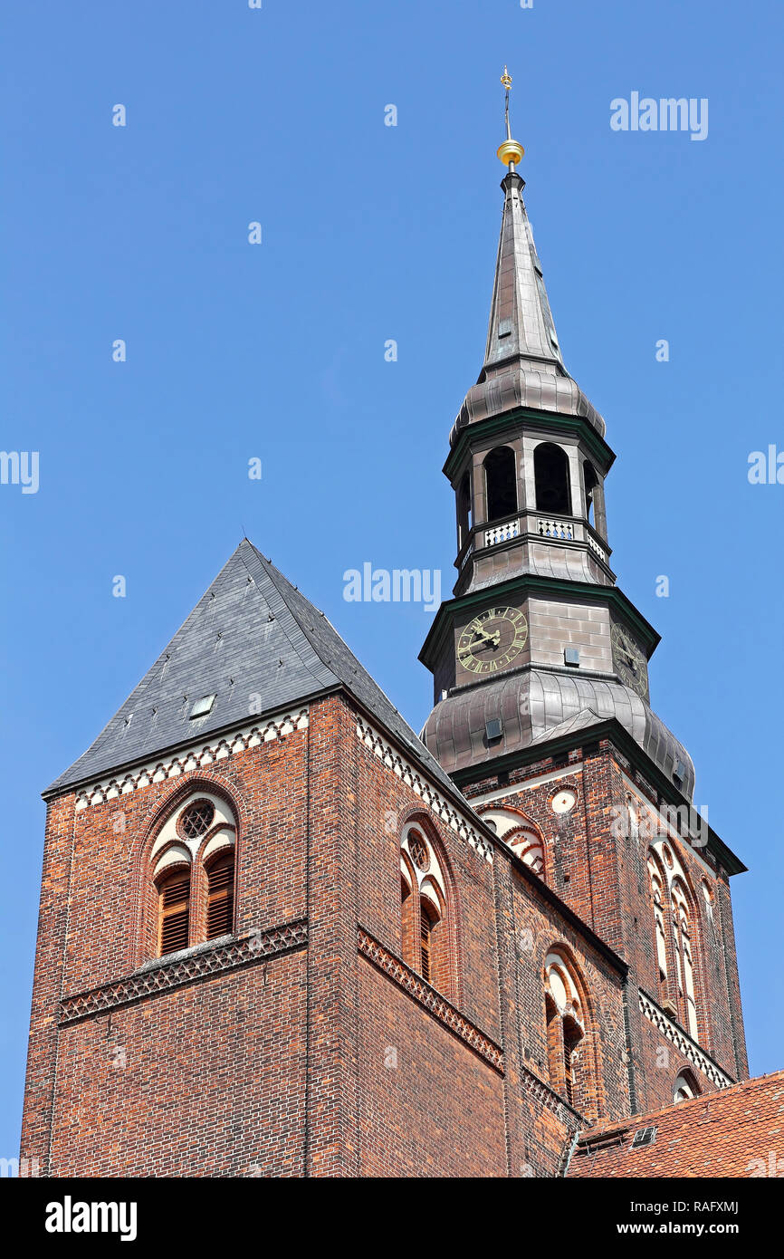 St. Stephen's church in Tangermünde in Germany Stock Photo