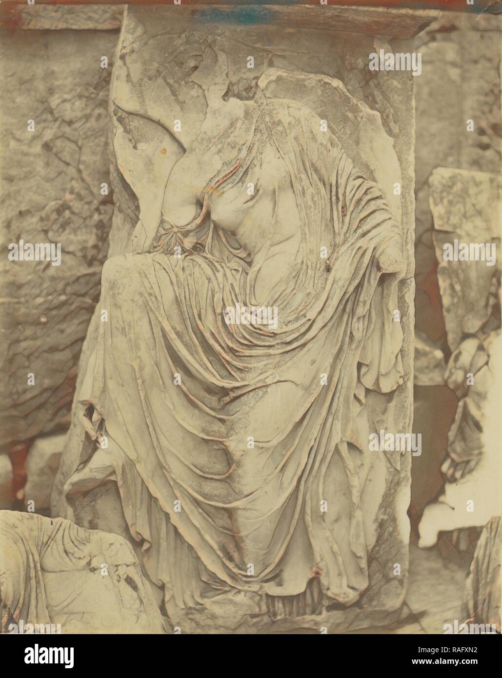 Wingless Victory - sculptural fragment from the Athena Nike parapet,  Dimitrios Constantin (Greek, active 1858 - 1860s reimagined Stock Photo -  Alamy