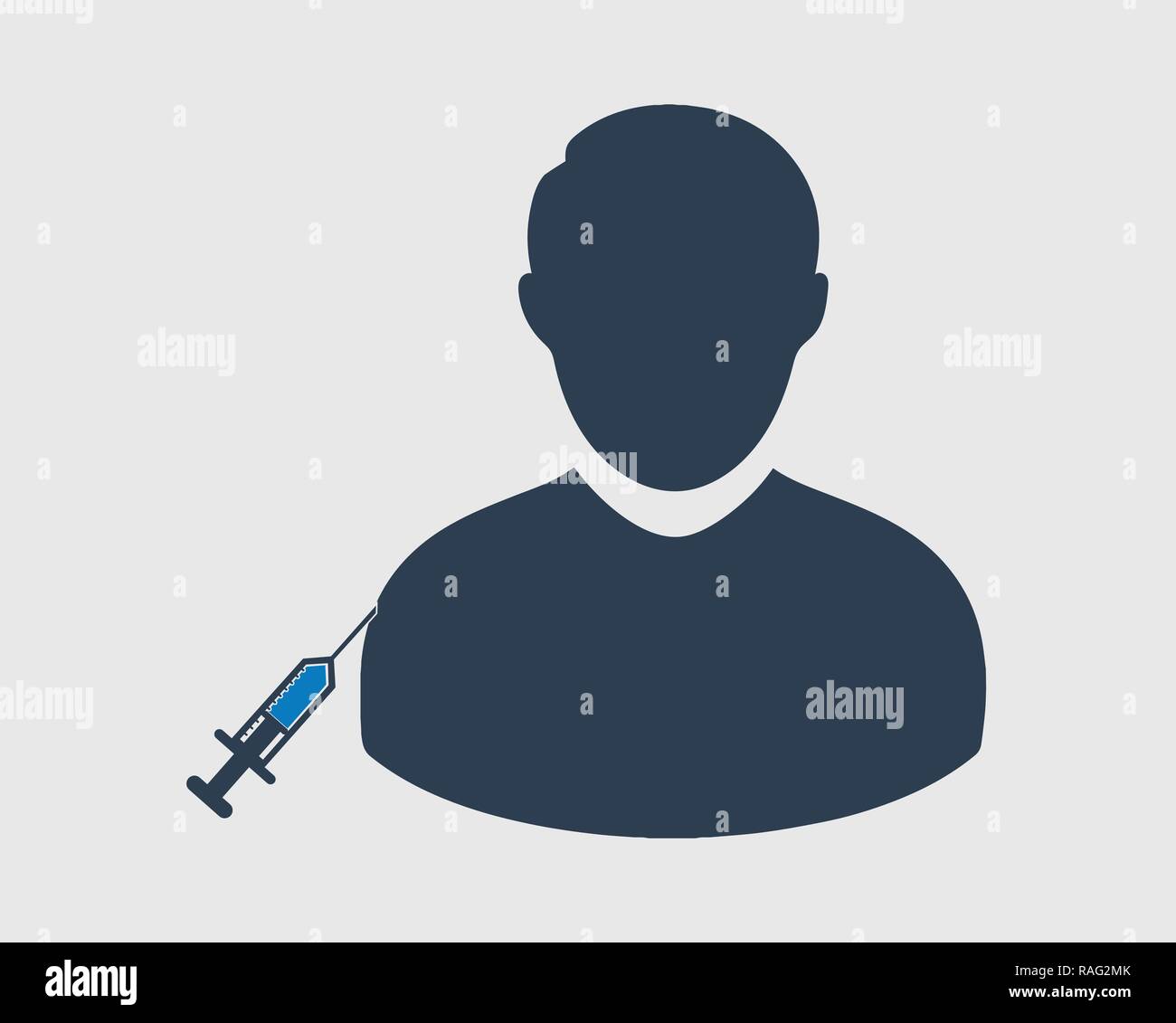 Diabetes nurse injection Stock Vector Images - Alamy