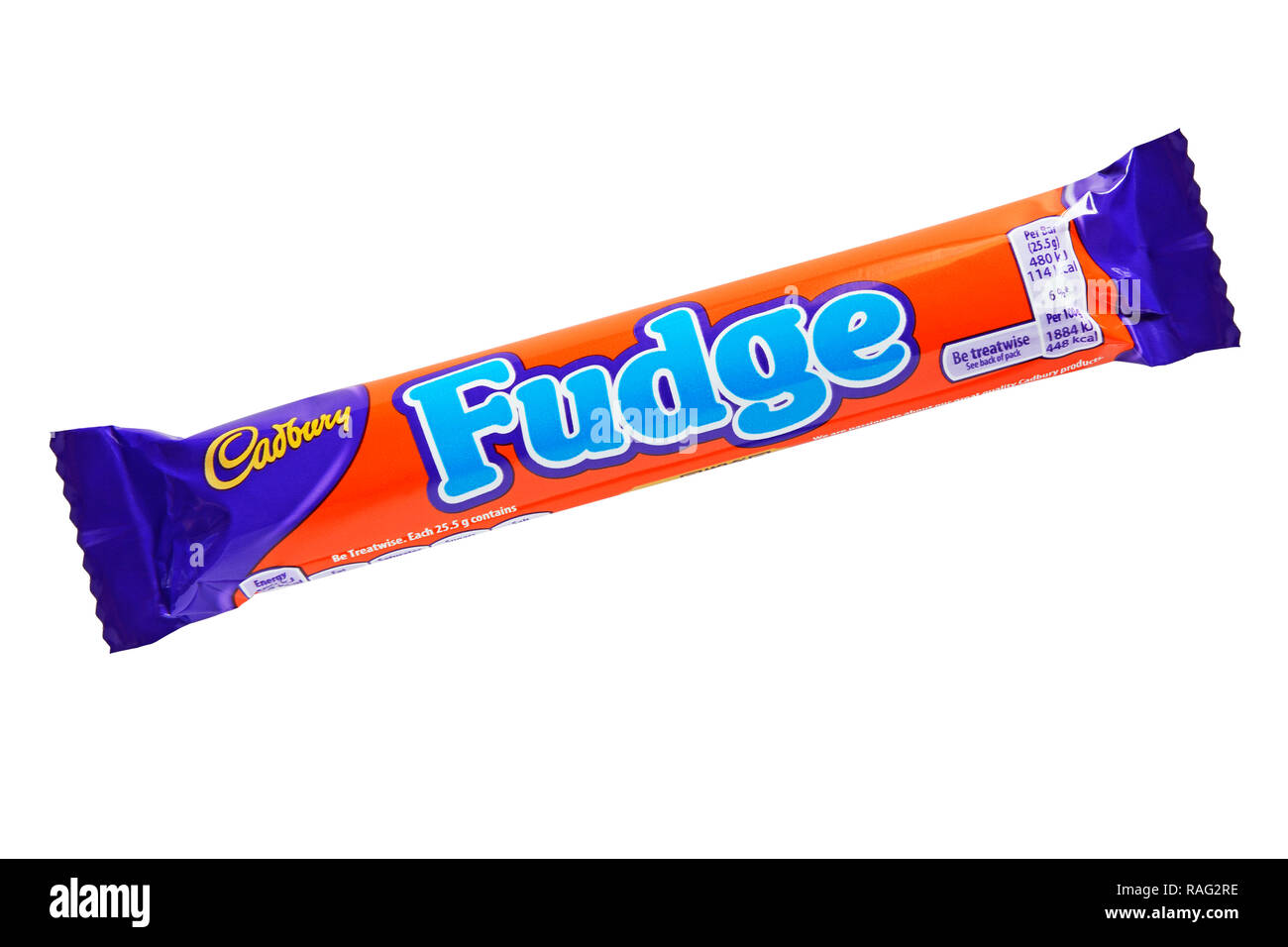 Cadburys Fudge Bar Stock Photo
