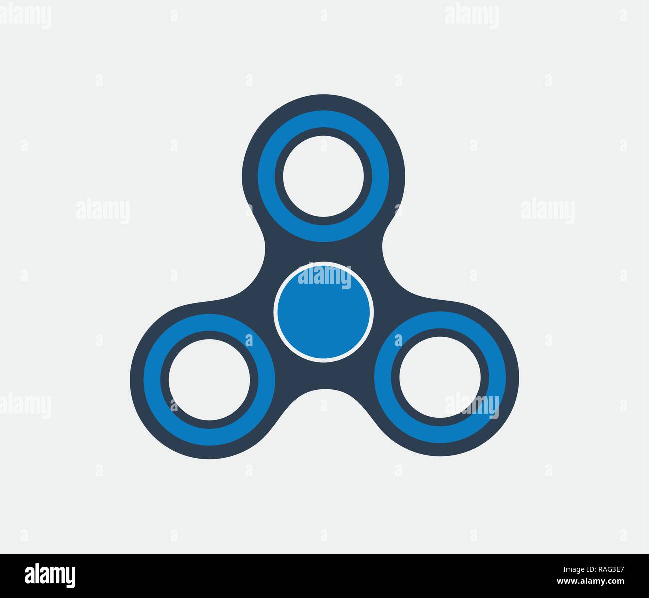 Hand spinner flat vector icon. Stock Vector