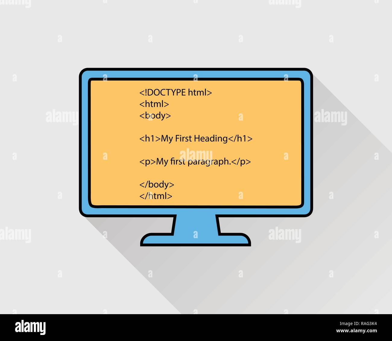 Html code Stock Vector Images - Alamy