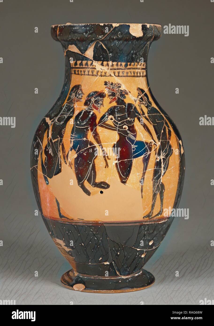 Attic BlackFigure Oinochoe, Akin to Leagros Group (Greek (Attic