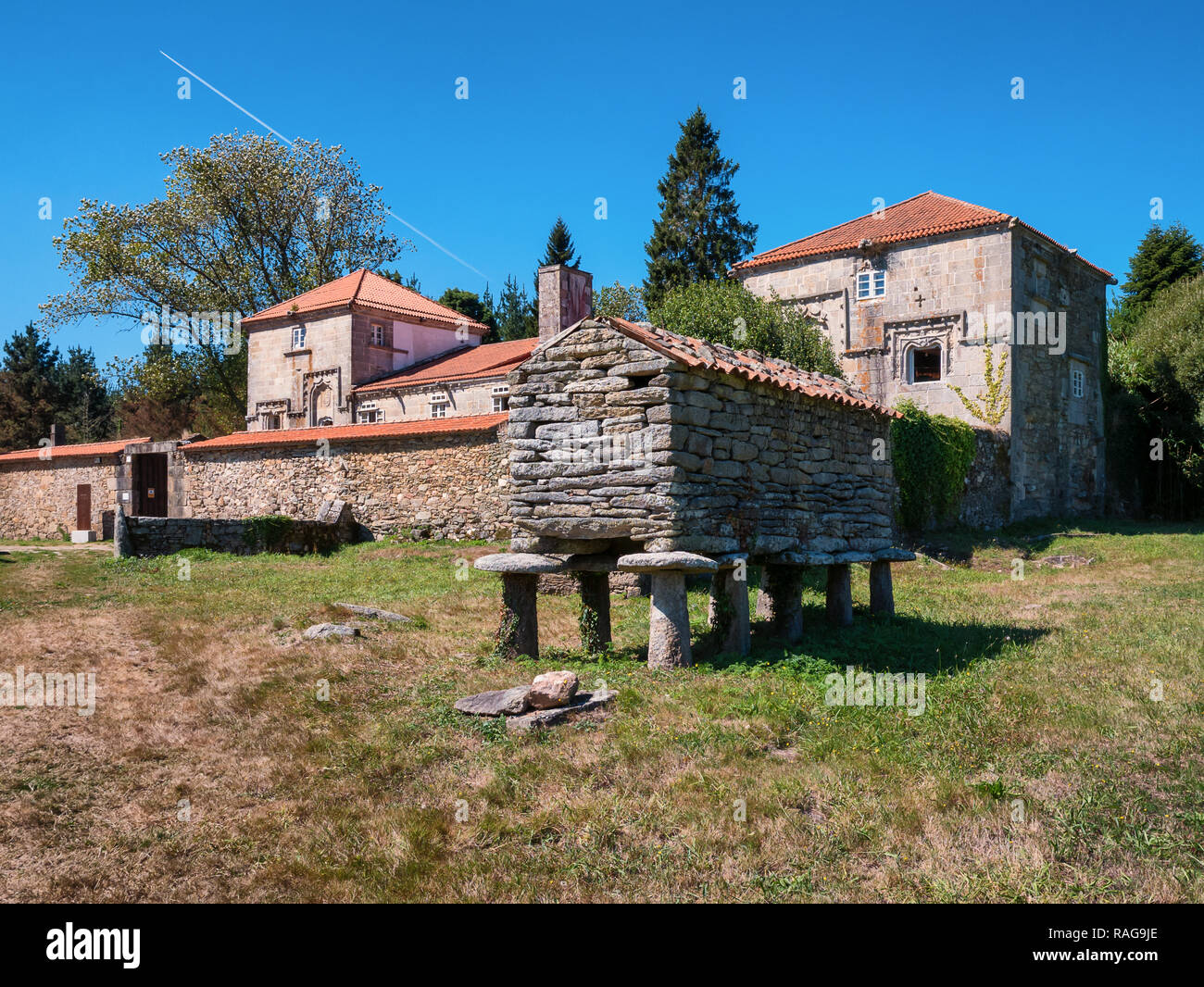 Torres de Allo, the Allo Towers, a feudal residence of the local lower ...