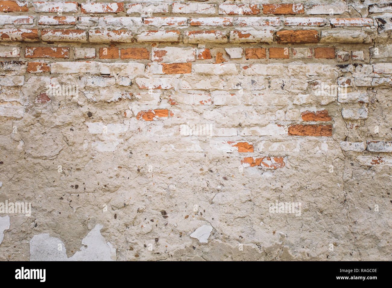 Old weathered brick wall background hi-res stock photography and images ...